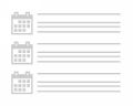 Calendar List